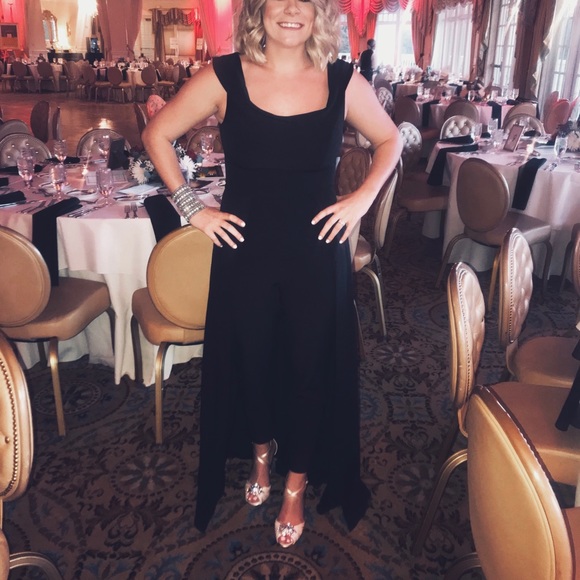 kay unger jumpsuit gown